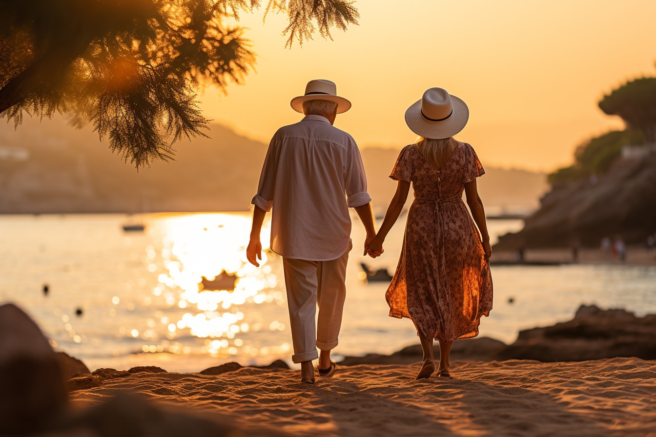 couple marche quotidienne