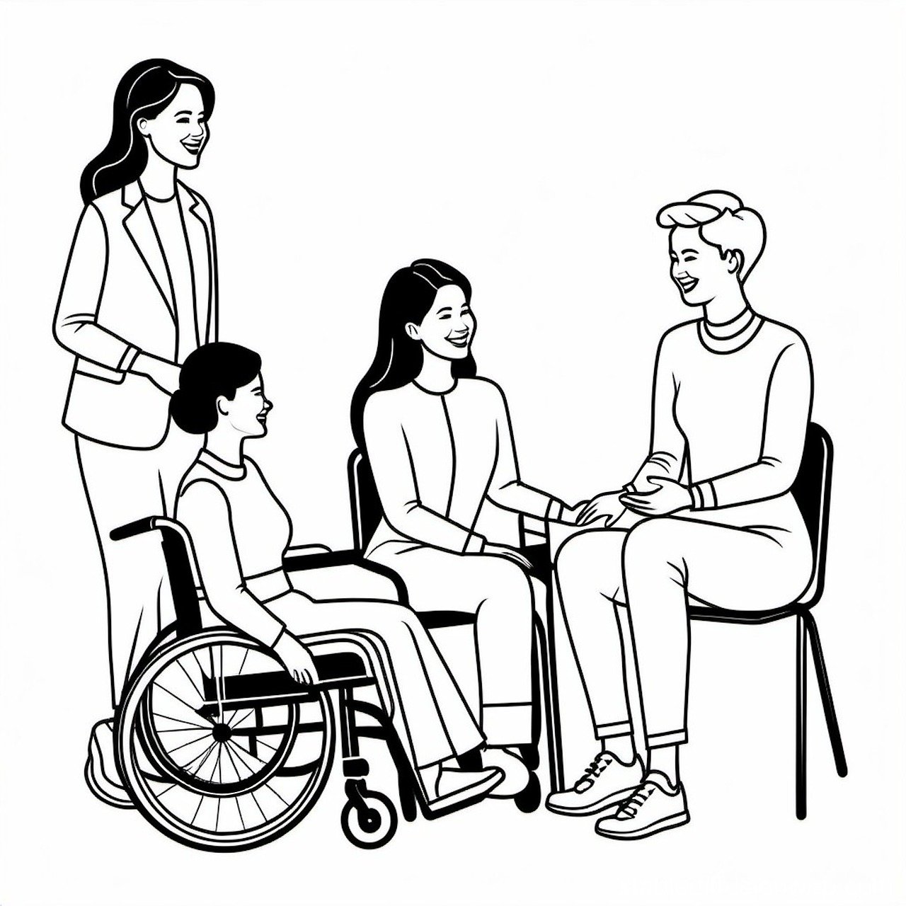 accueil d'un proche en fauteuil roulant