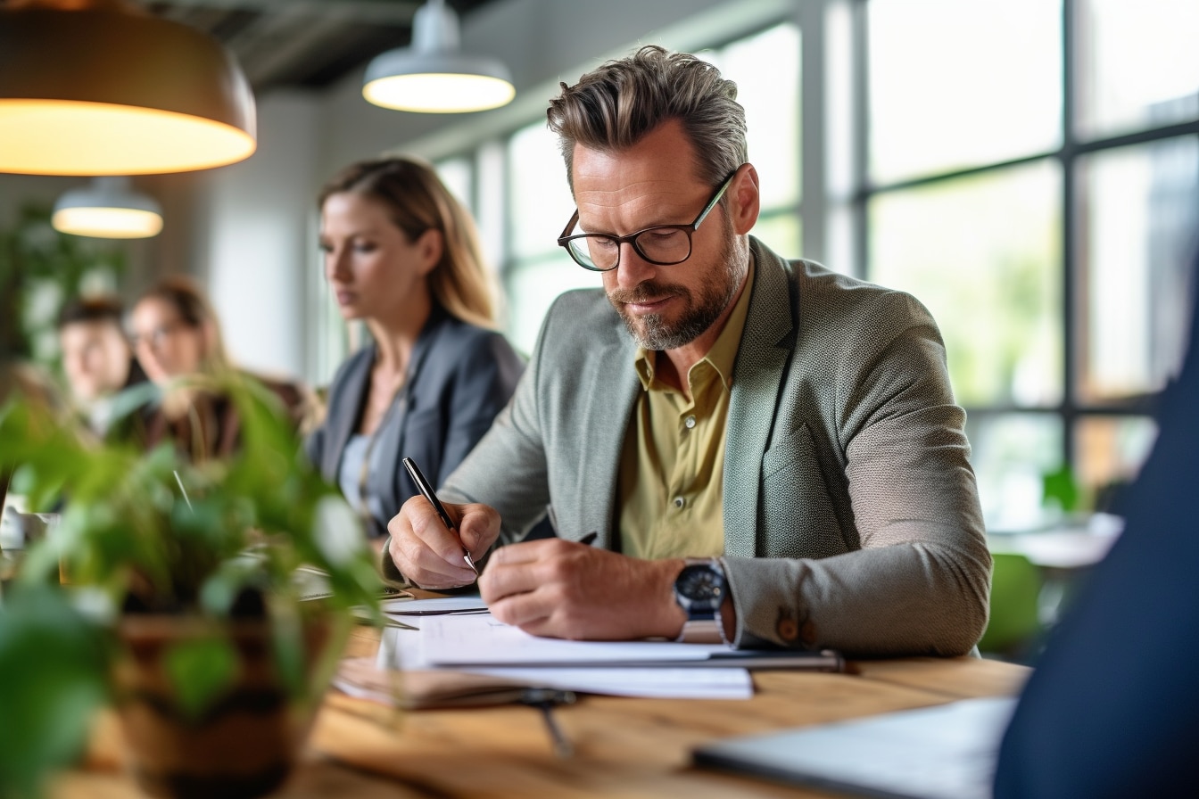 homme inscrit à une cure Burn out