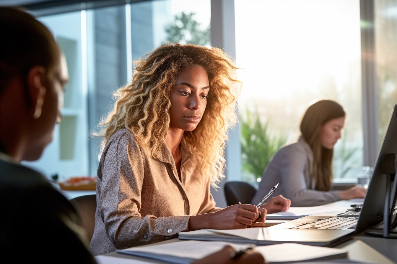 femme avec symptômes du burn-out